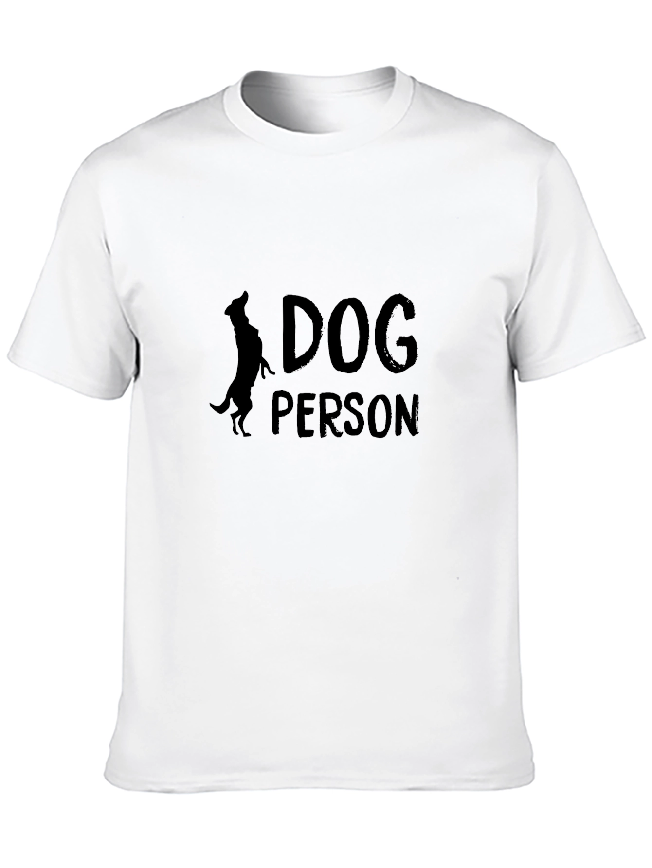 Dog Person Black Graphic Tee