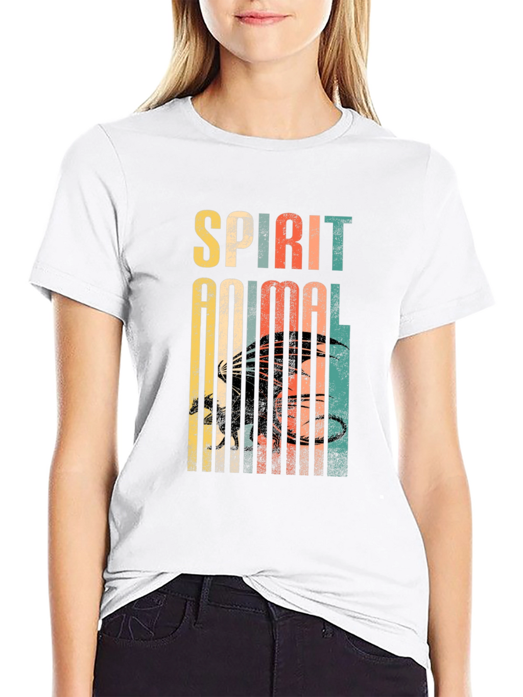 Dragon Spirit Animal Retro Graphic Tee