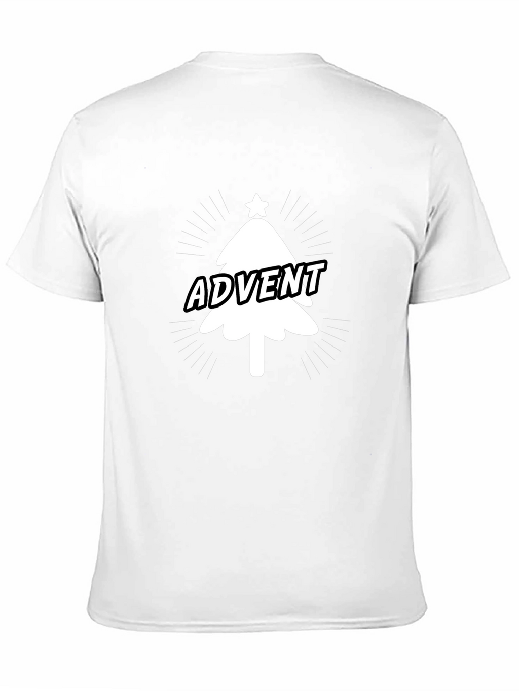 Advent Christmas Tree Graphic Tee - Holiday Fun