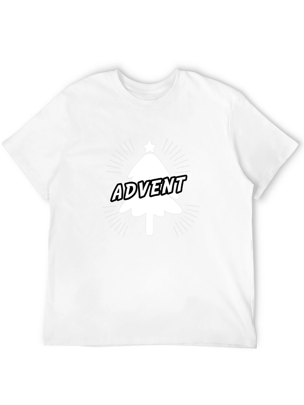 Advent Christmas Tree Graphic Tee - Holiday Fun