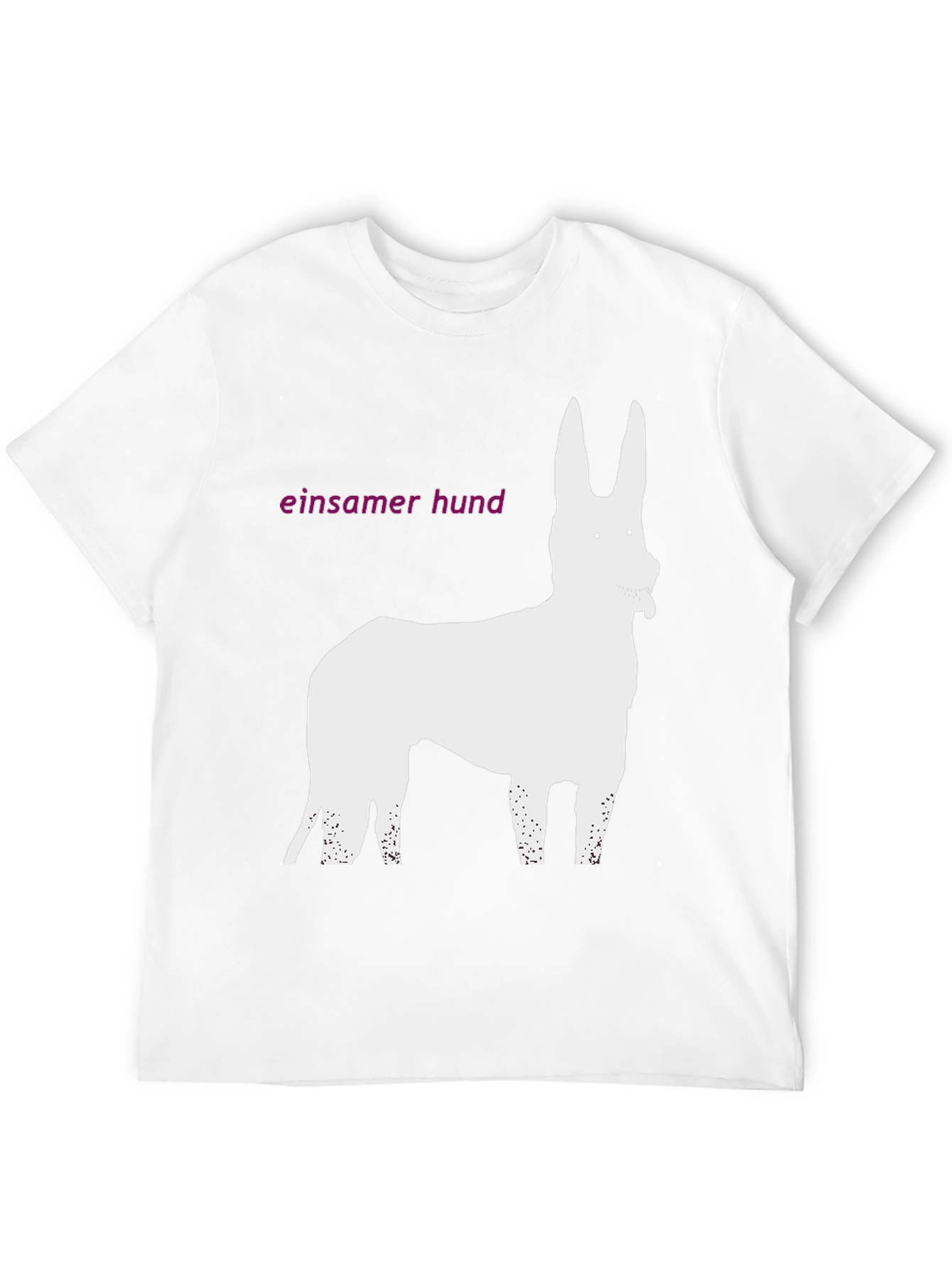 Einsamer Hund Graphic Tee
