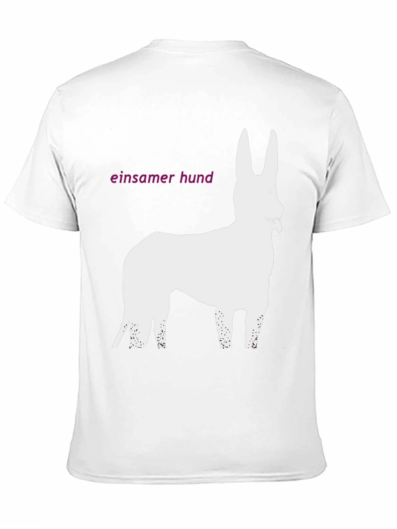 Einsamer Hund Graphic Tee