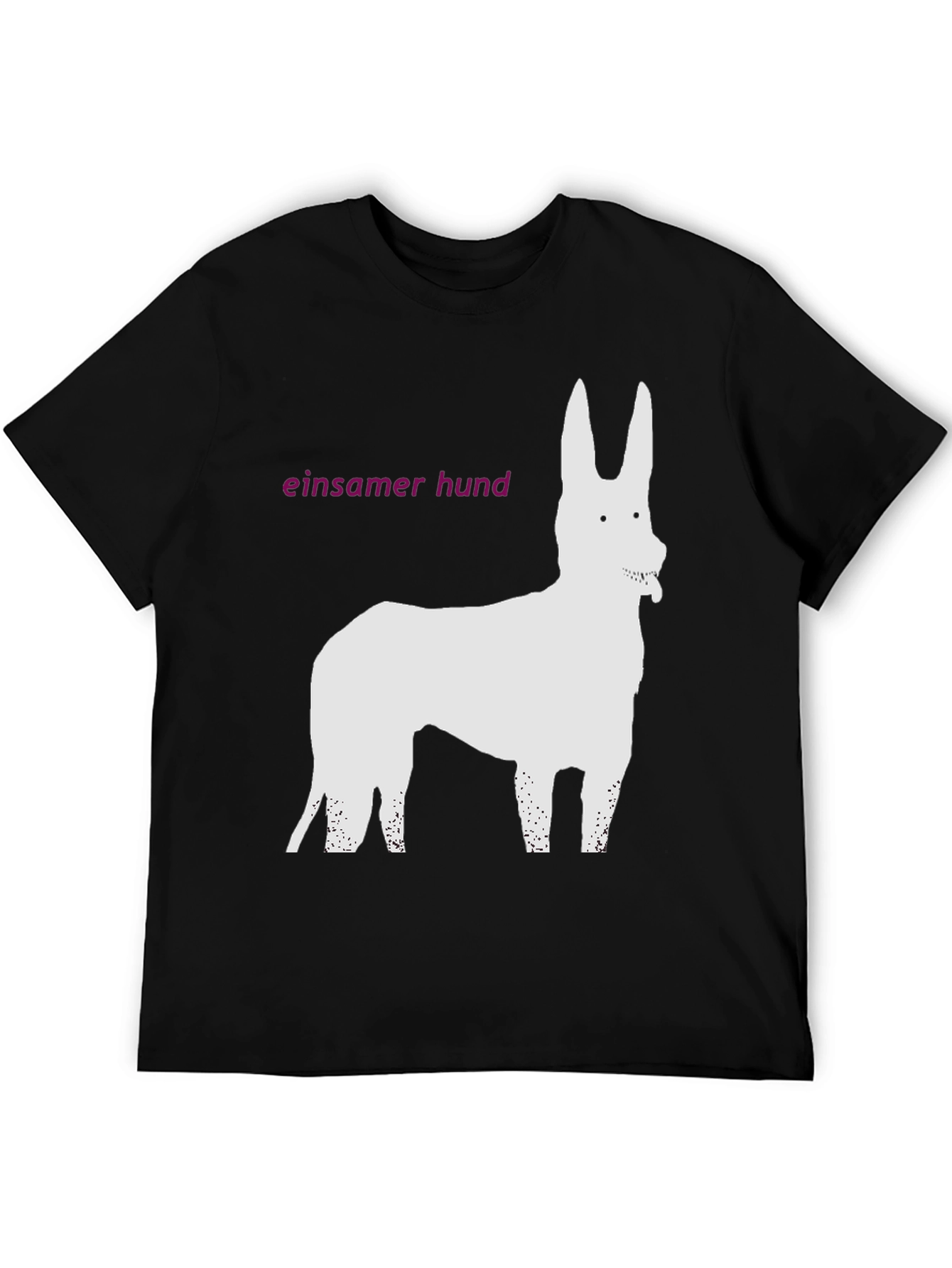 Einsamer Hund Graphic Tee