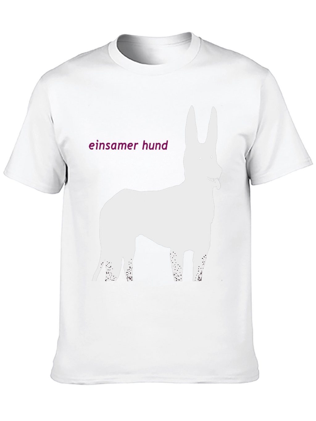 Einsamer Hund Graphic Tee