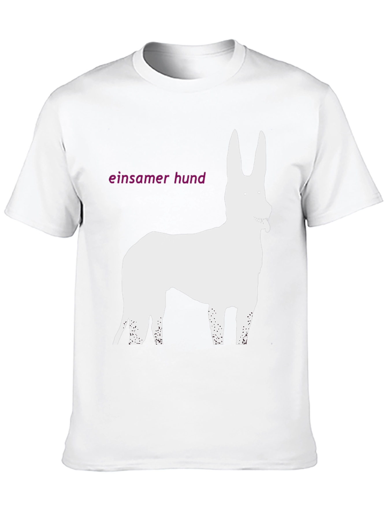 Einsamer Hund Graphic Tee