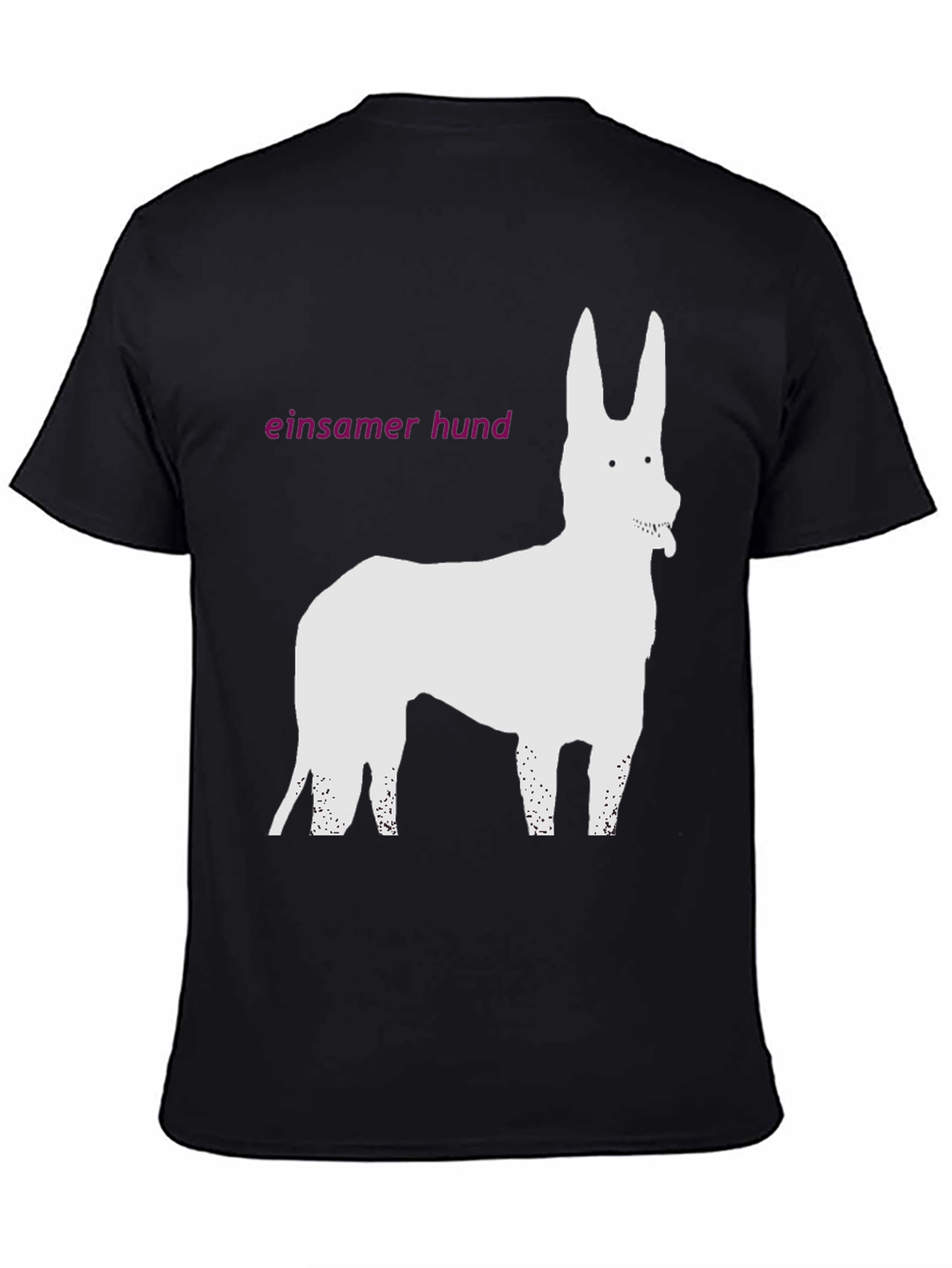 Einsamer Hund Graphic Tee