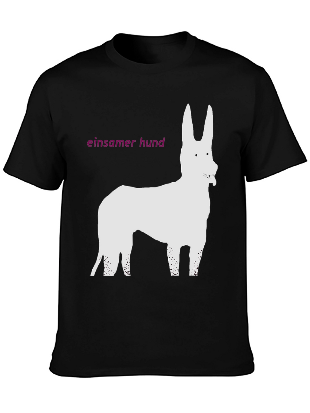 Einsamer Hund Graphic Tee