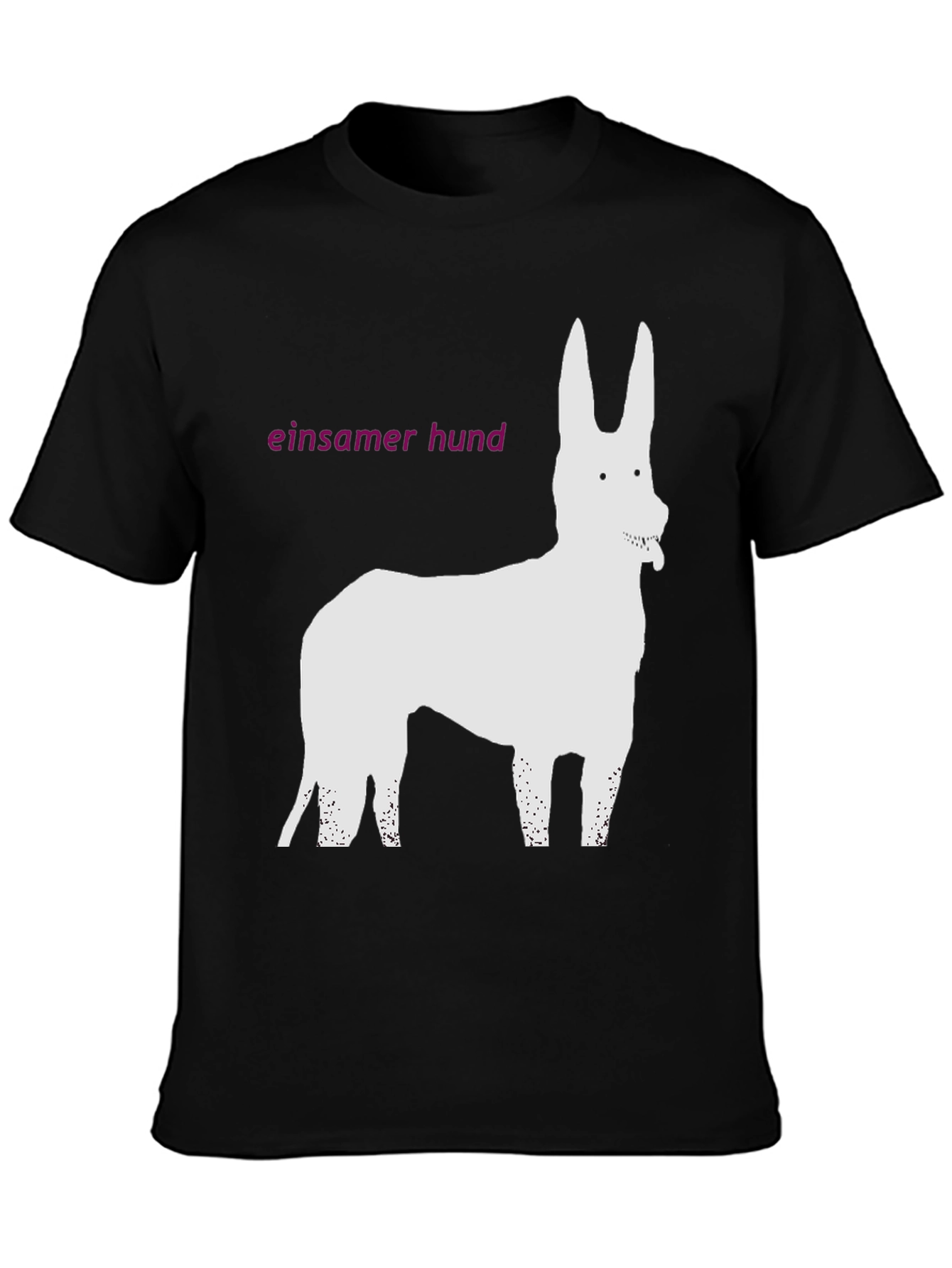 Einsamer Hund Graphic Tee