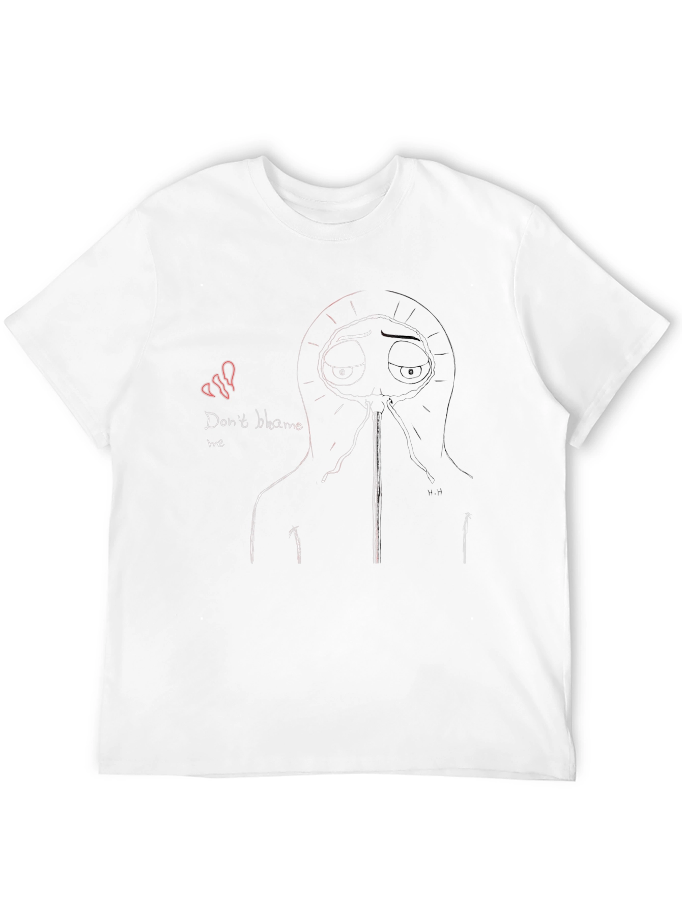 Dont Blame Me Graphic Tee - Black Cotton Blend