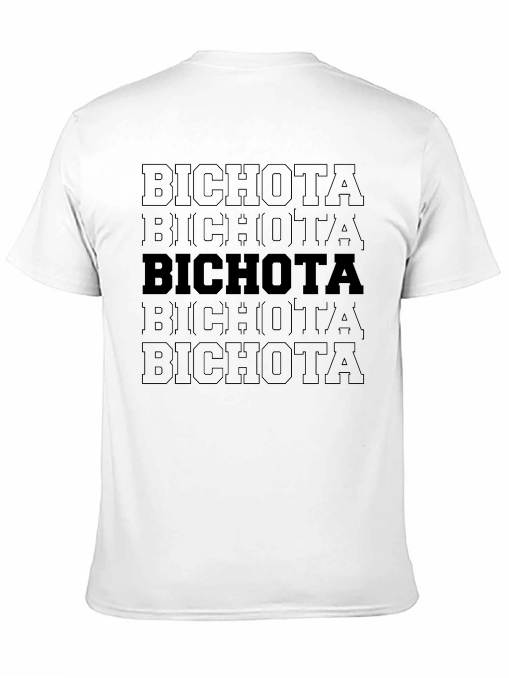 Bichota Graphic T-Shirt - Black Crew Neck Tee