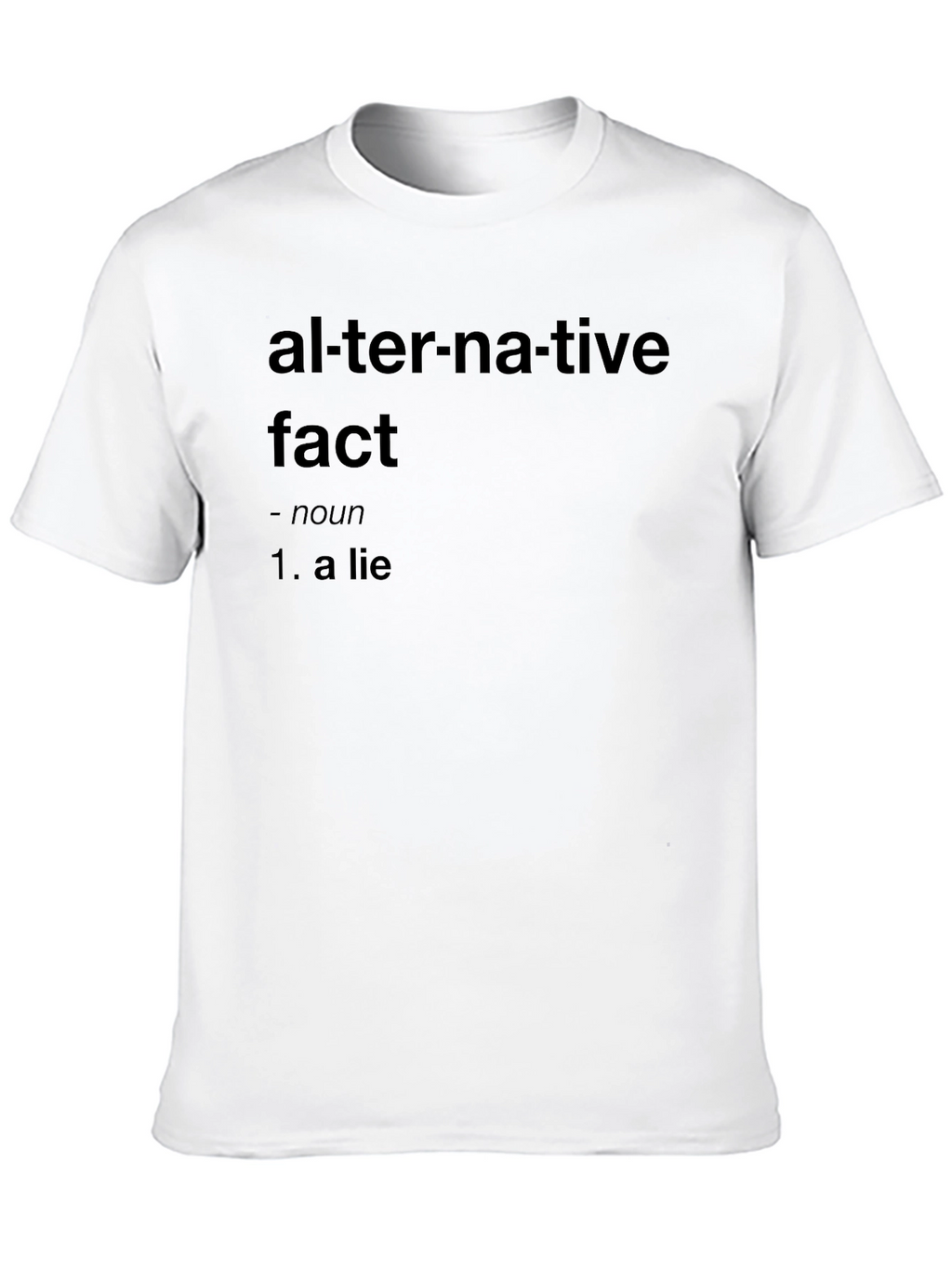 Alternative Fact Definition Black T-Shirt