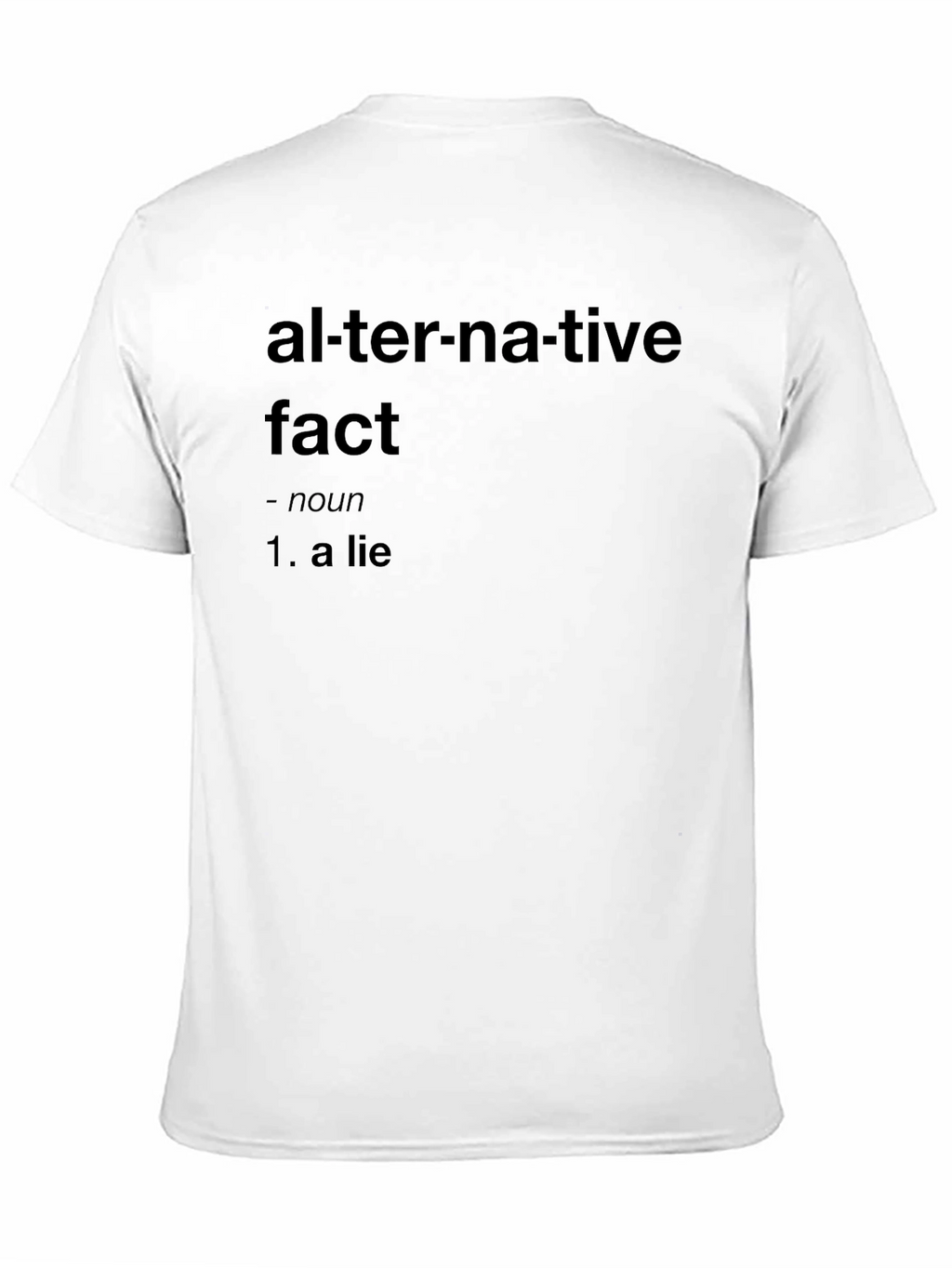 Alternative Fact Definition Black T-Shirt