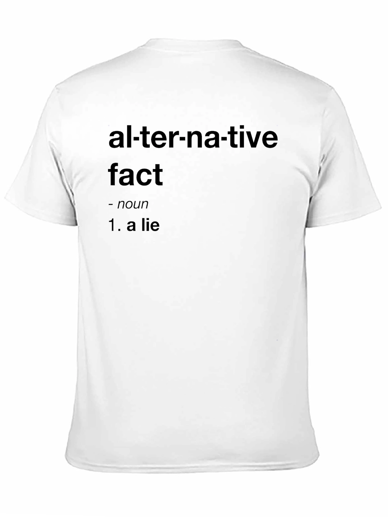 Alternative Fact Definition Black T-Shirt