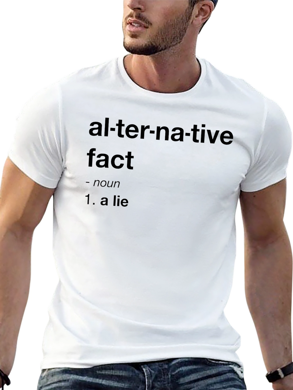 Alternative Fact Definition Black T-Shirt