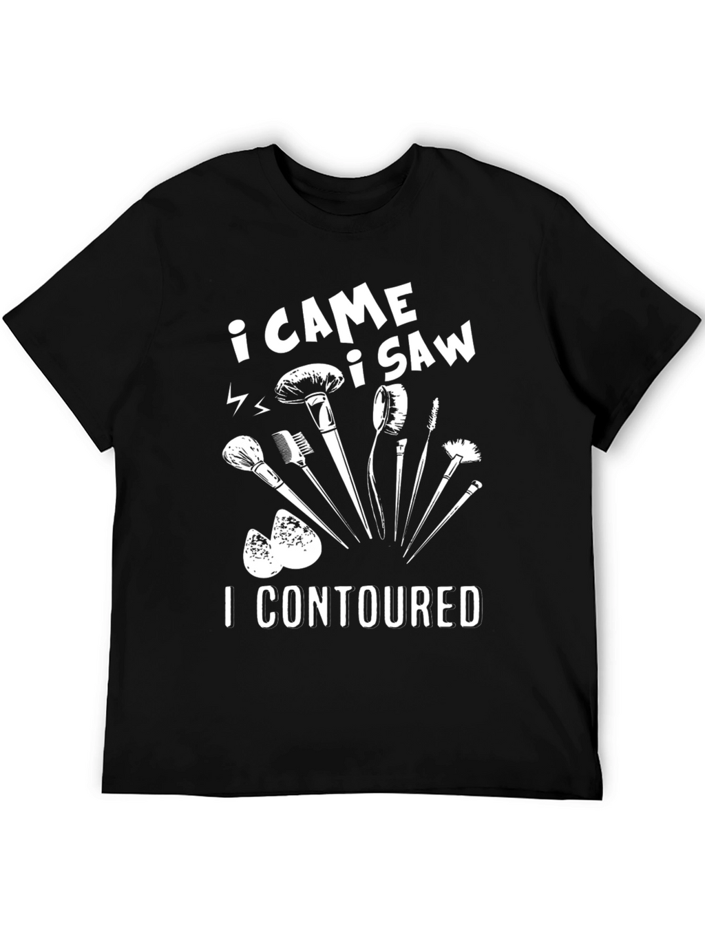 I Came I Saw I Contoured Graphic T-Shirt