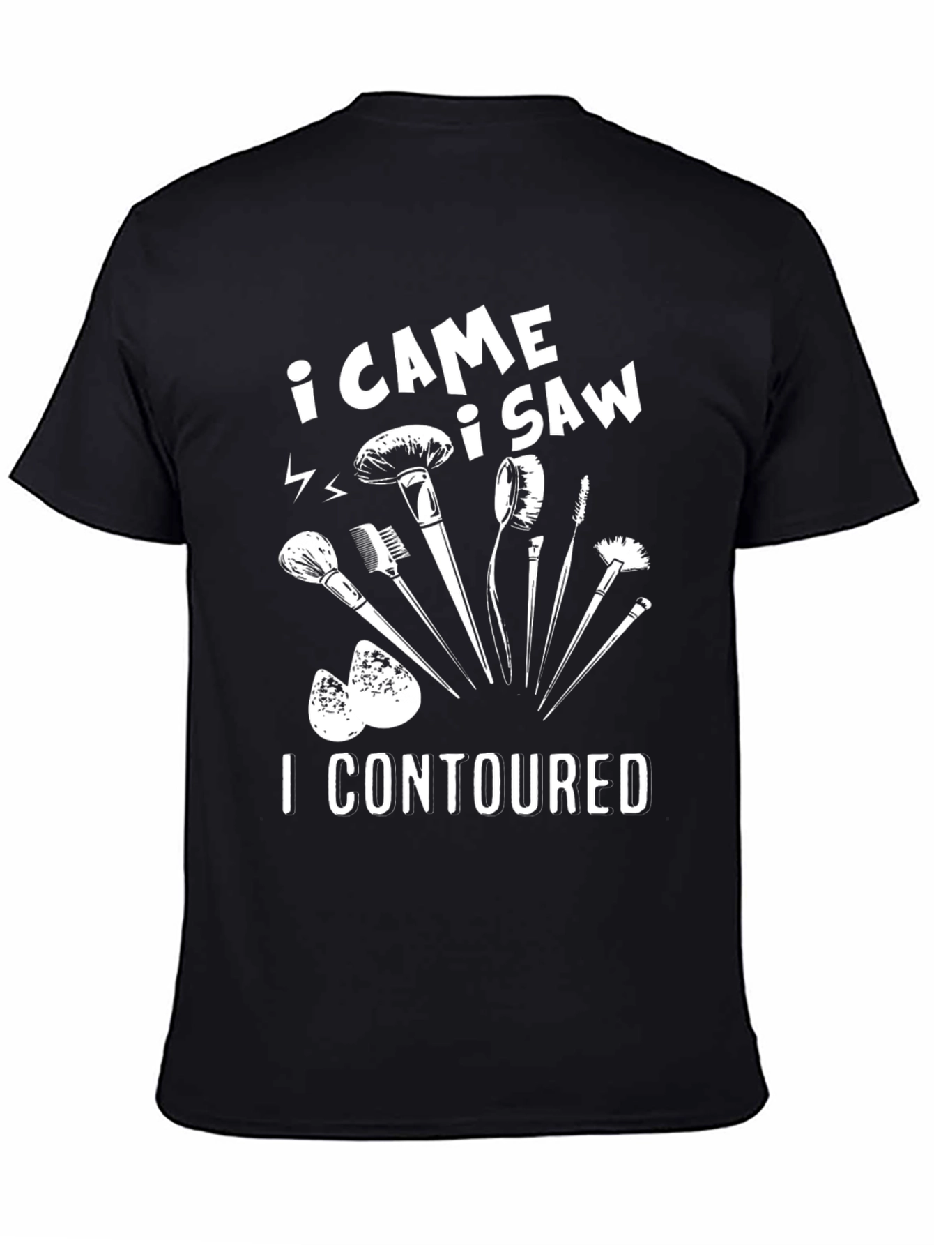 I Came I Saw I Contoured Graphic T-Shirt