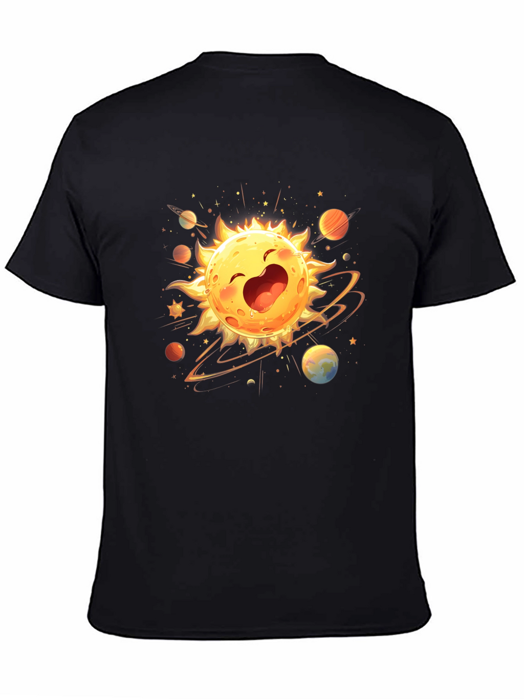 Happy Sun Planet Graphic T-Shirt