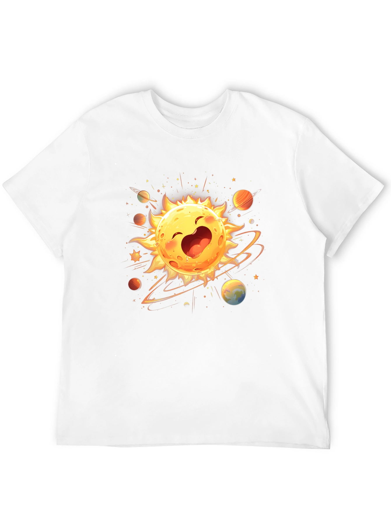 Happy Sun Planet Graphic T-Shirt