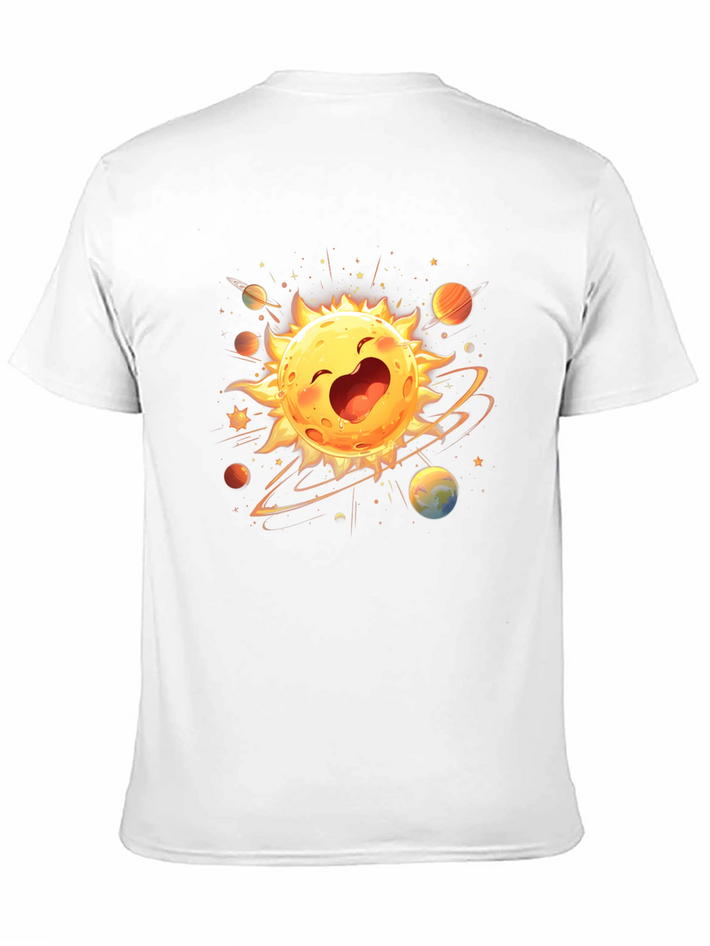Happy Sun Planet Graphic T-Shirt