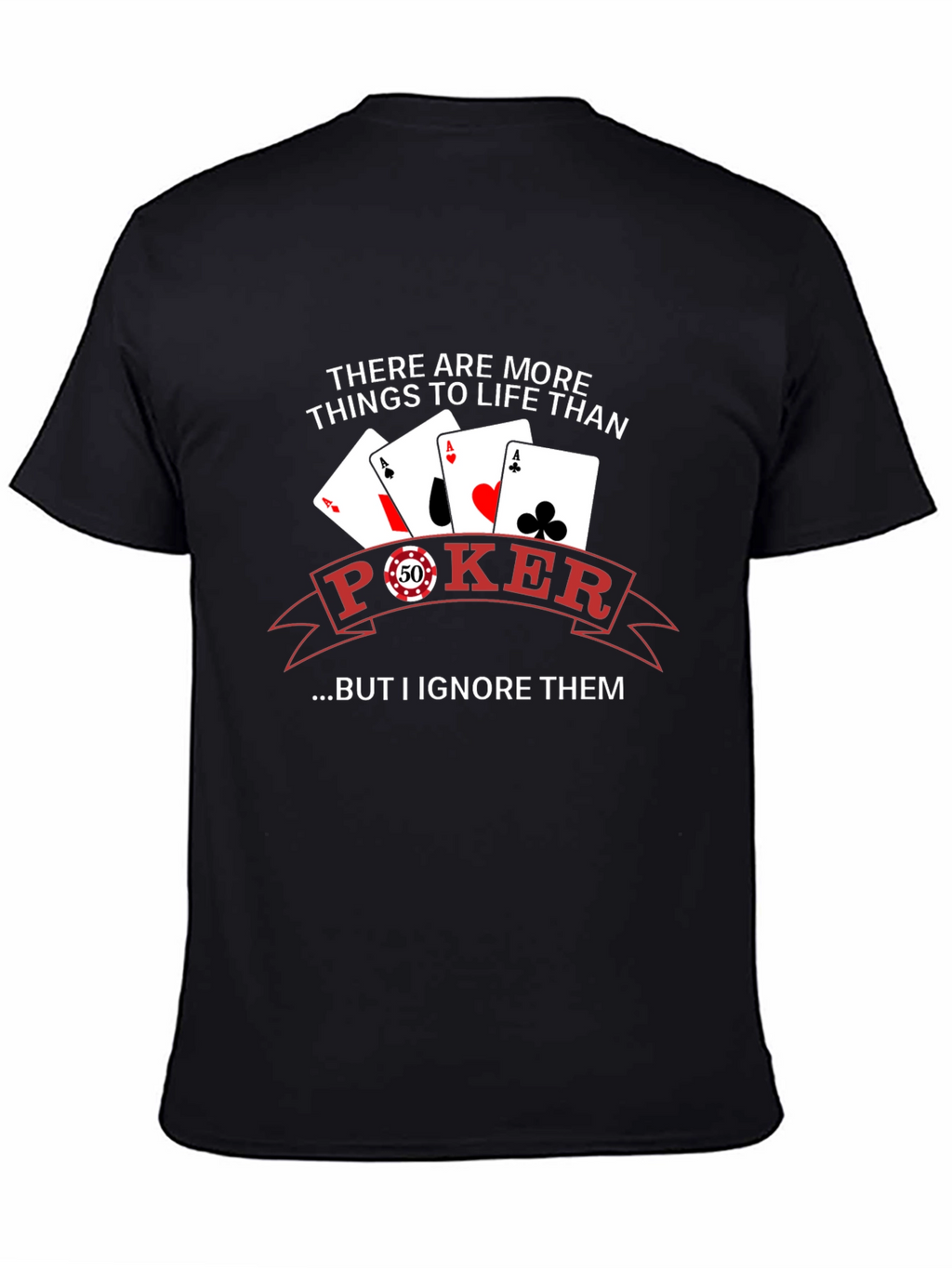 Poker Life Black T-Shirt