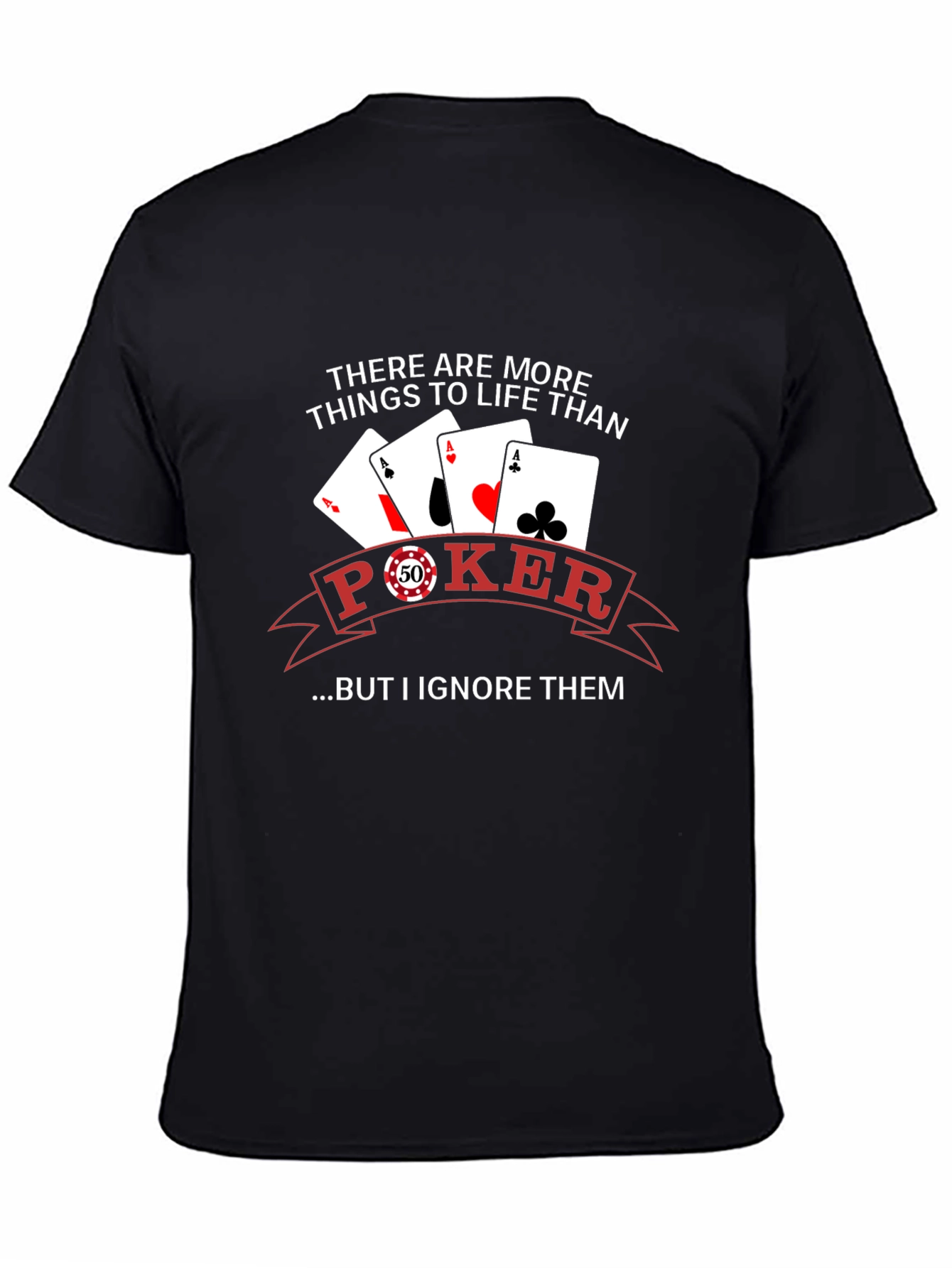 Poker Life Black T-Shirt