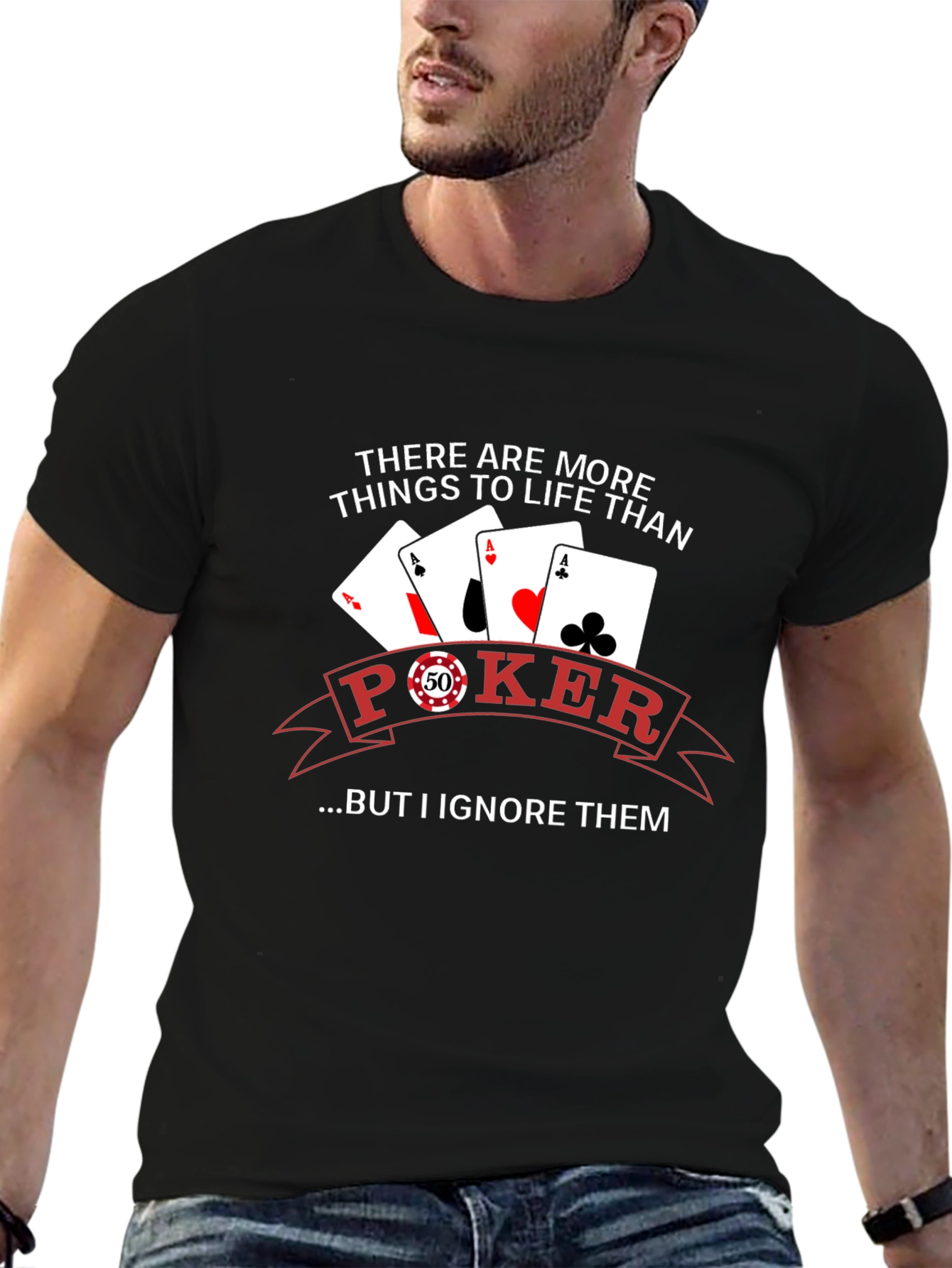 Poker Life Black T-Shirt