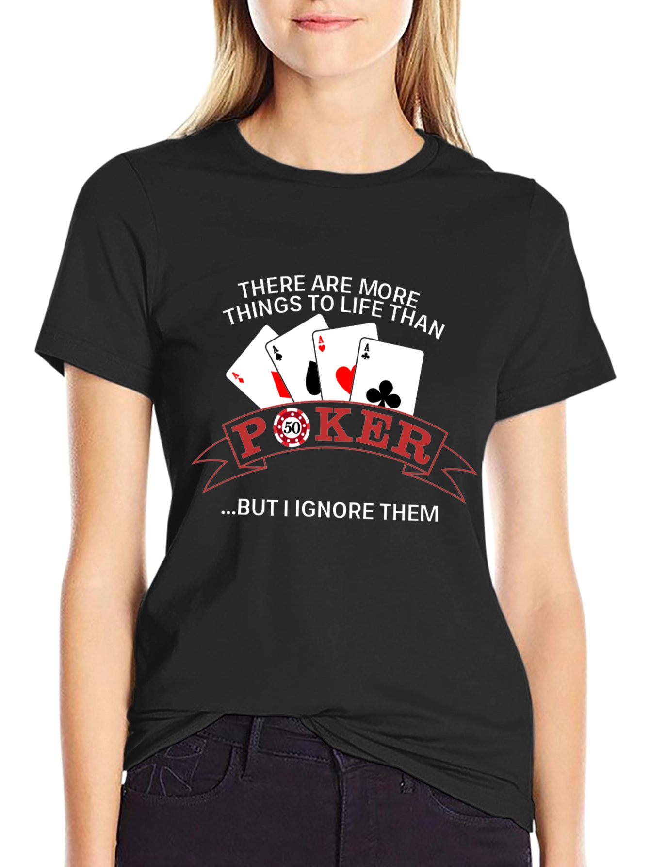 Poker Life Black T-Shirt