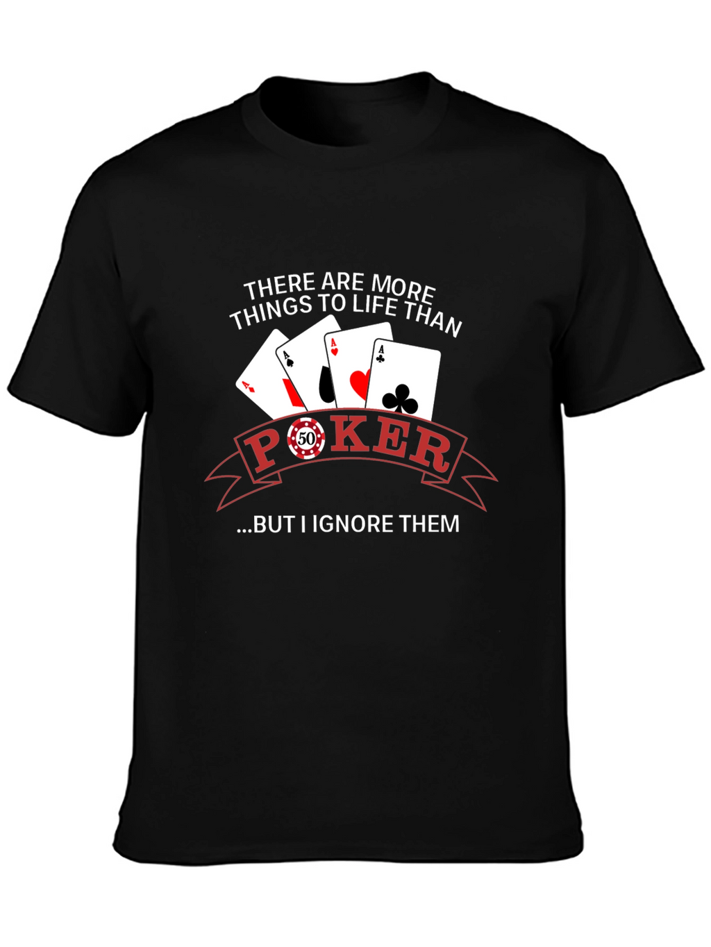 Poker Life Black T-Shirt