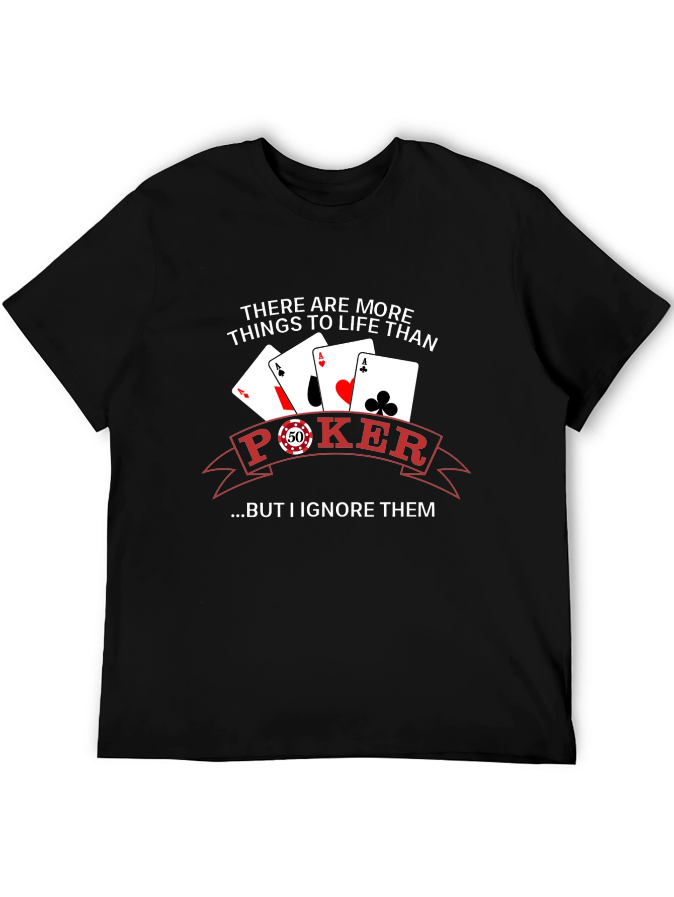 Poker Life Black T-Shirt