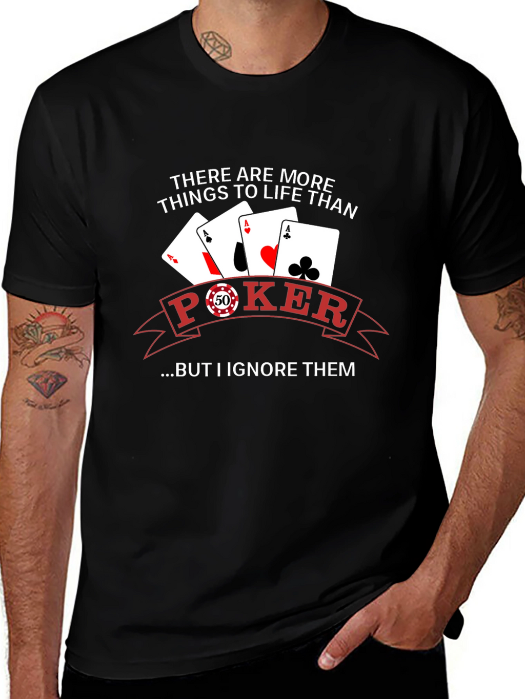 Poker Life Black T-Shirt
