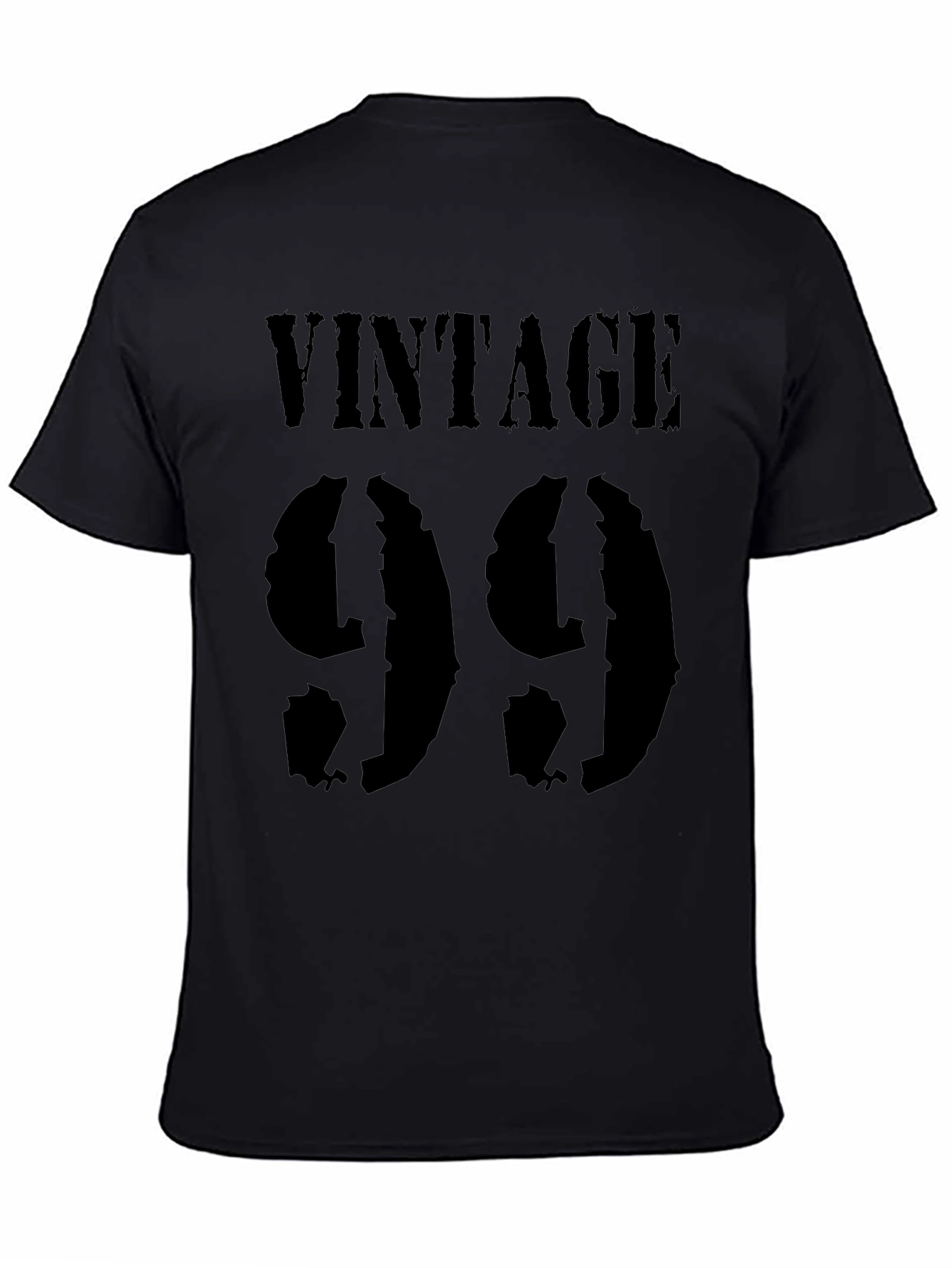 Vintage 99 Graphic T-Shirt - Black