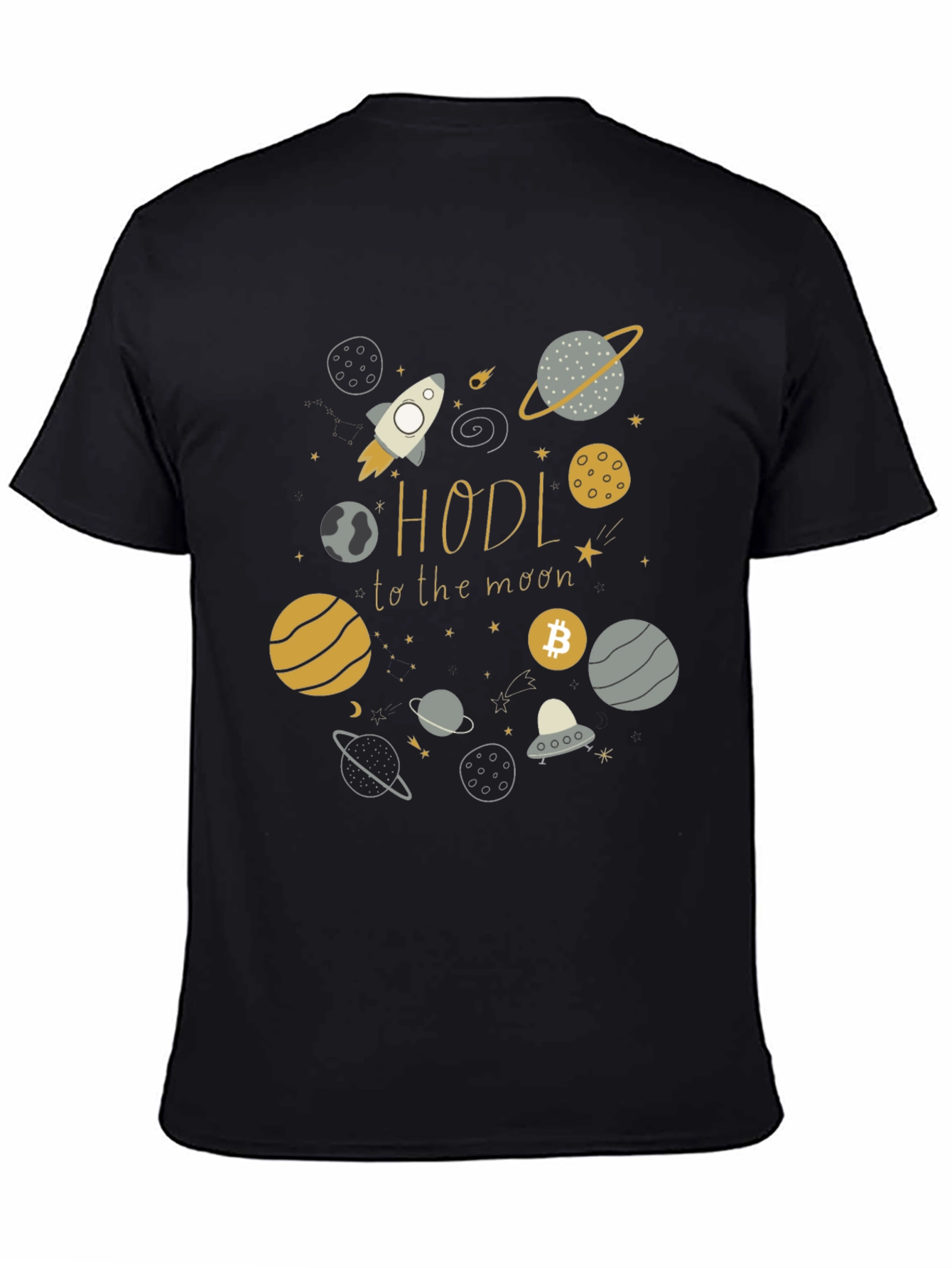 HODL to the Moon Crypto T-Shirt