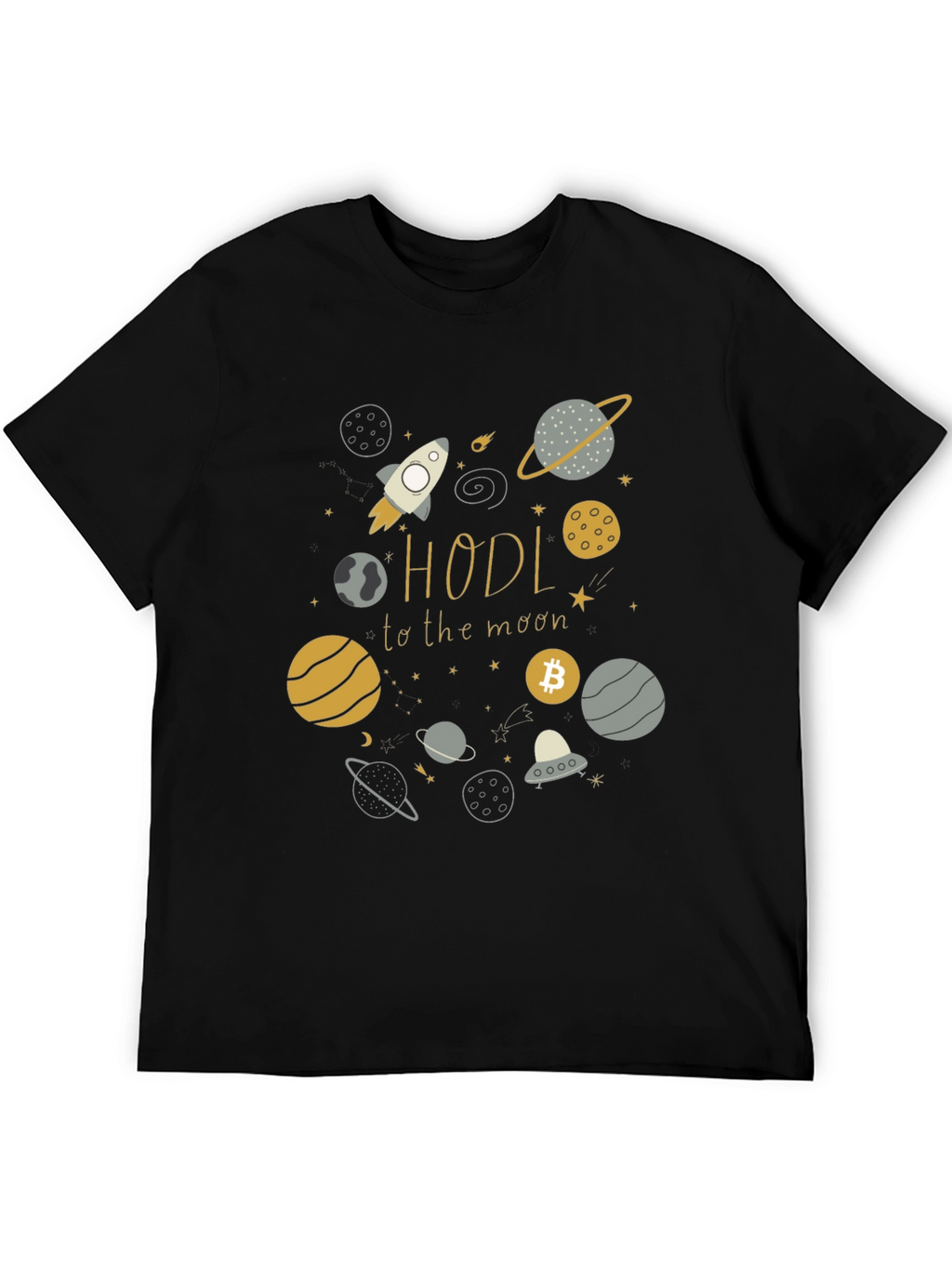 HODL to the Moon Crypto T-Shirt