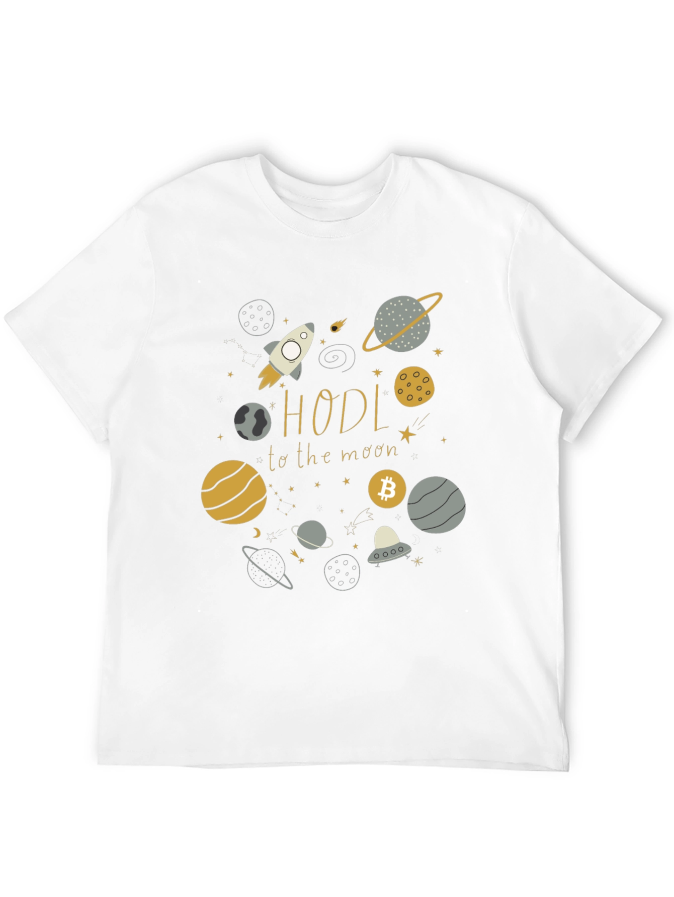 HODL to the Moon Crypto T-Shirt
