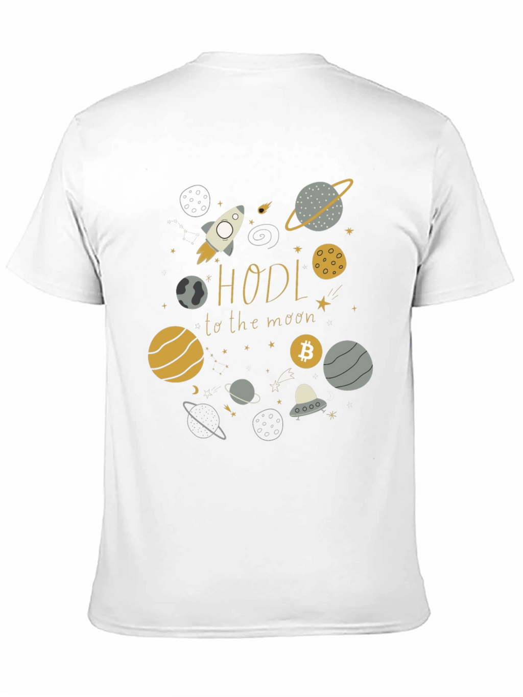 HODL to the Moon Crypto T-Shirt