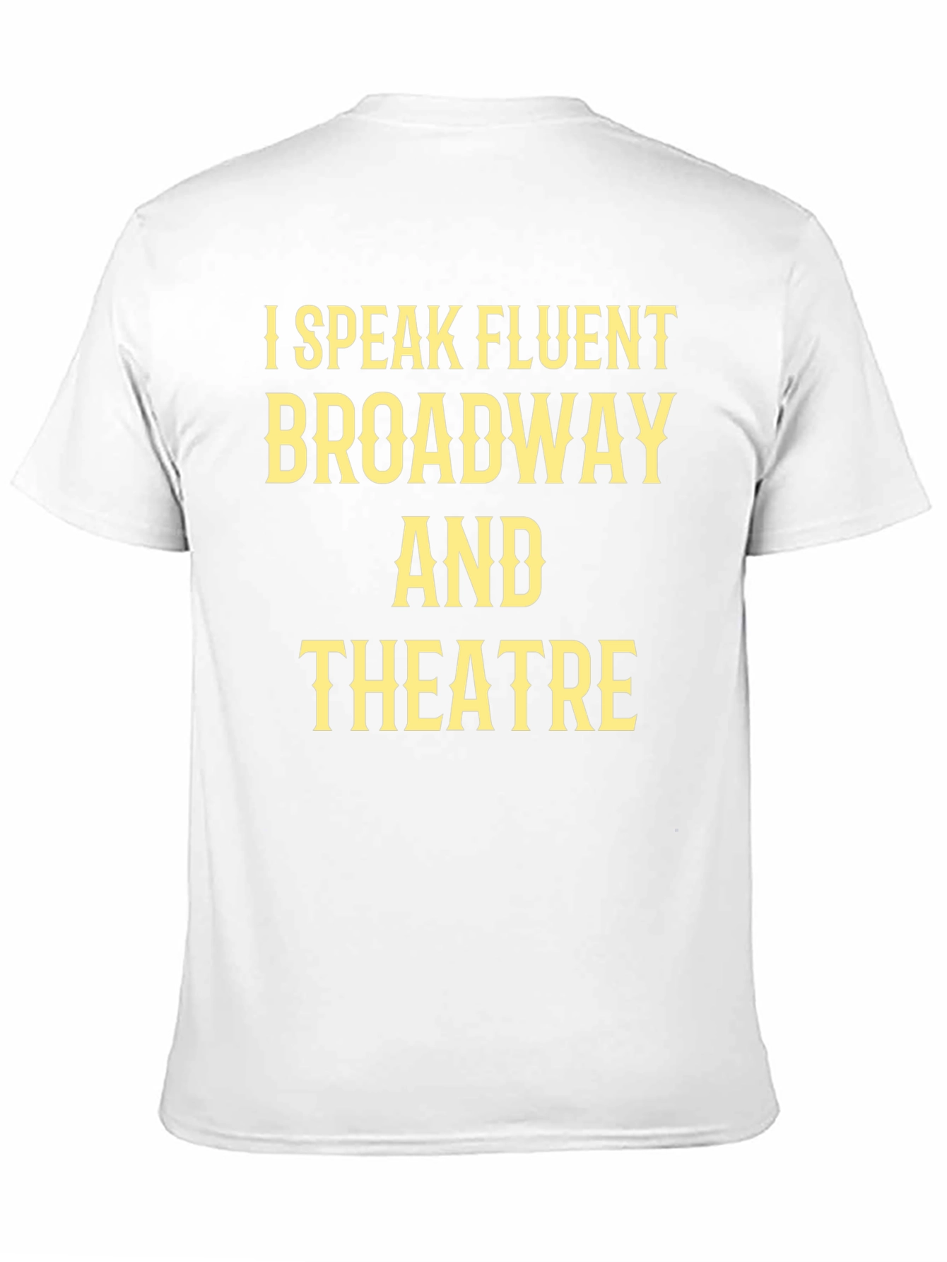 I Speak Fluent Broadway & Theatre Black T-Shirt
