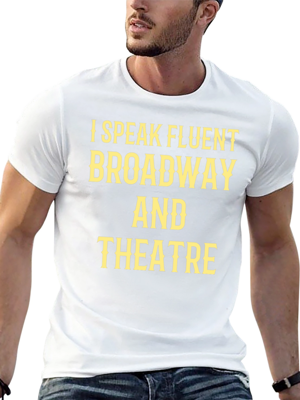 I Speak Fluent Broadway & Theatre Black T-Shirt