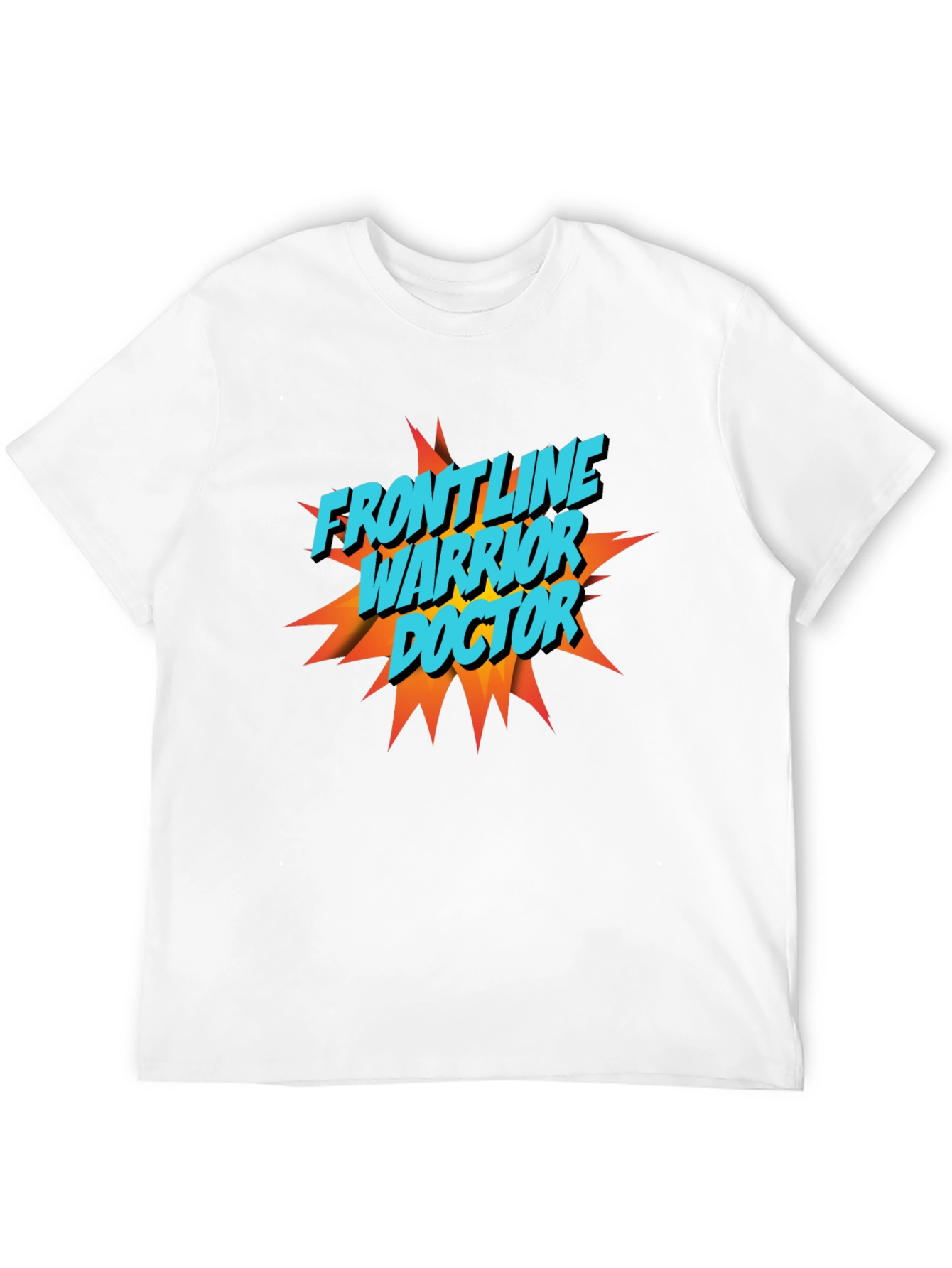 Frontline Warrior Doctor Graphic T-Shirt