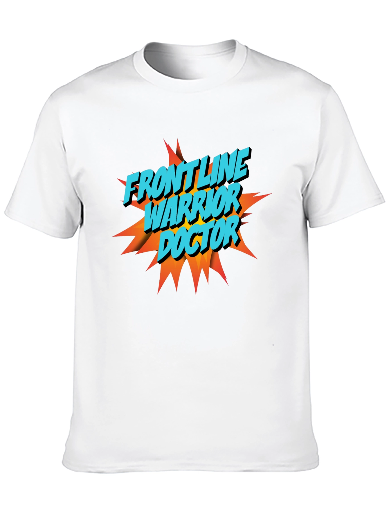 Frontline Warrior Doctor Graphic T-Shirt