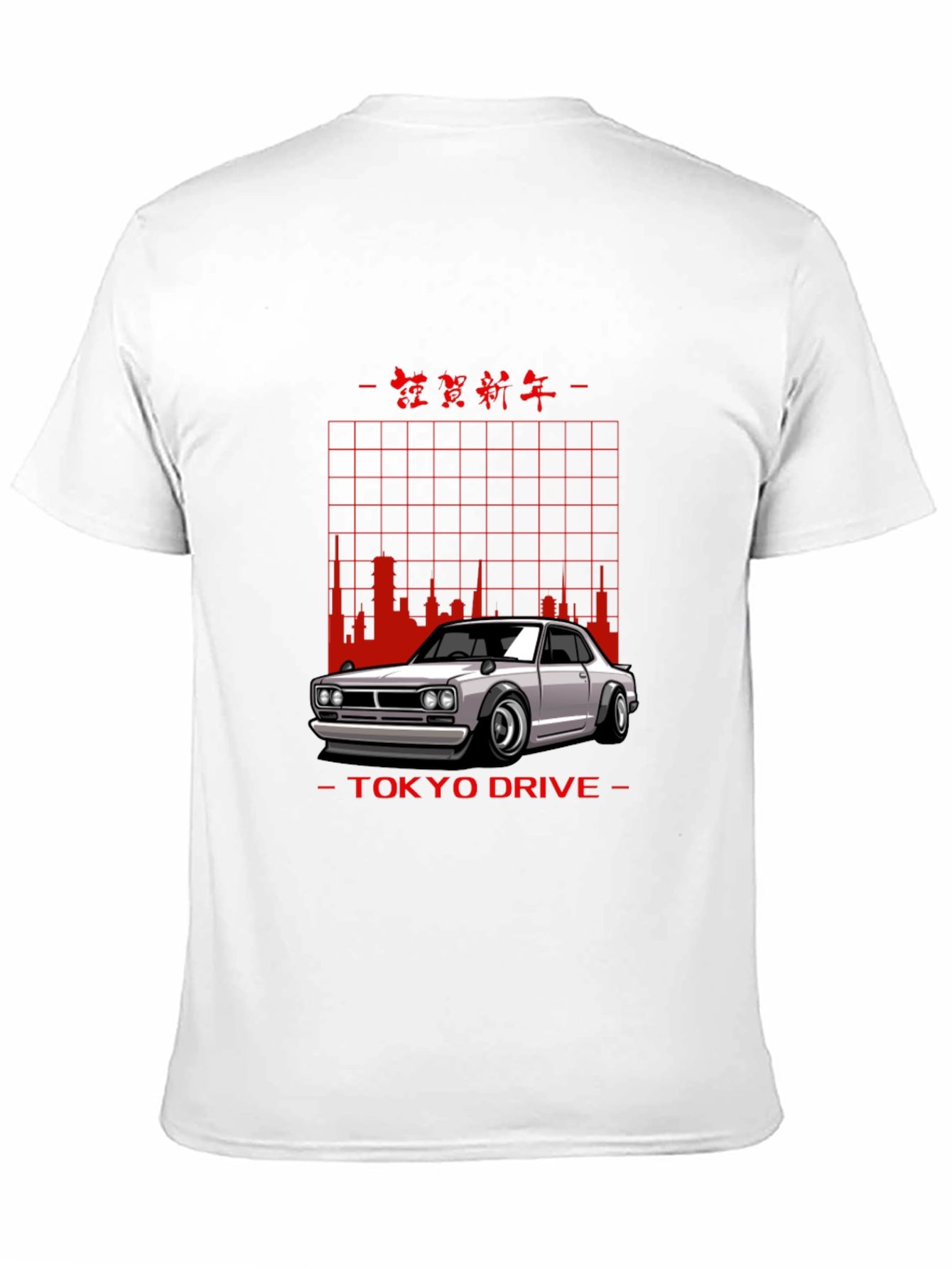 Tokyo Drive Car Graphic Black T-Shirt