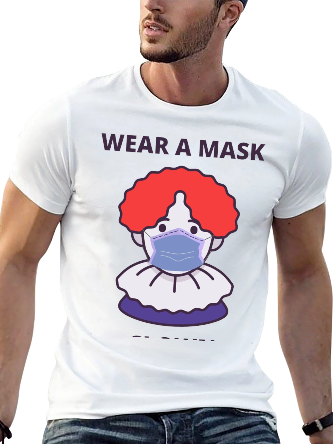Wear a Mask Clown T-Shirt