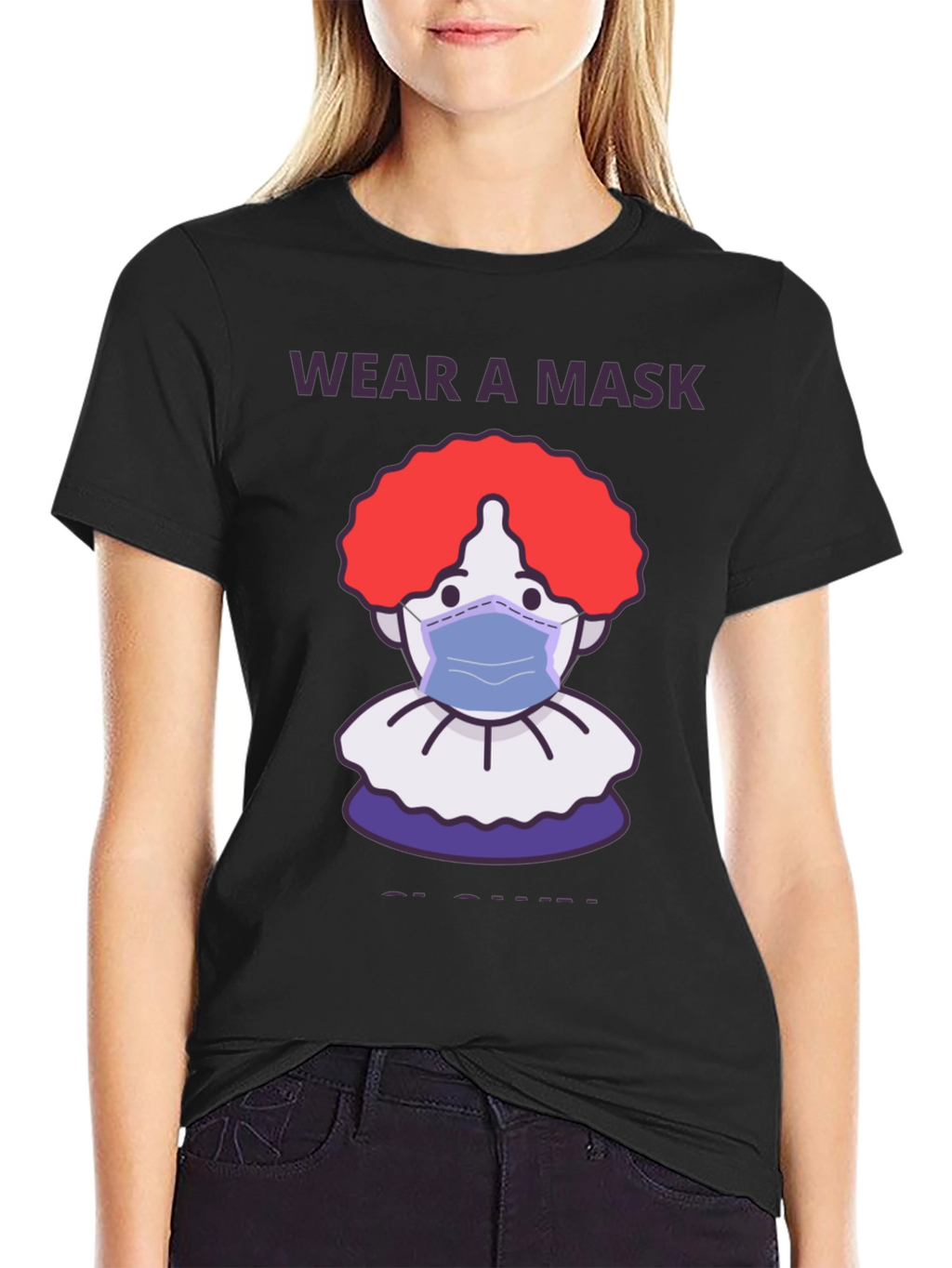 Wear a Mask Clown T-Shirt