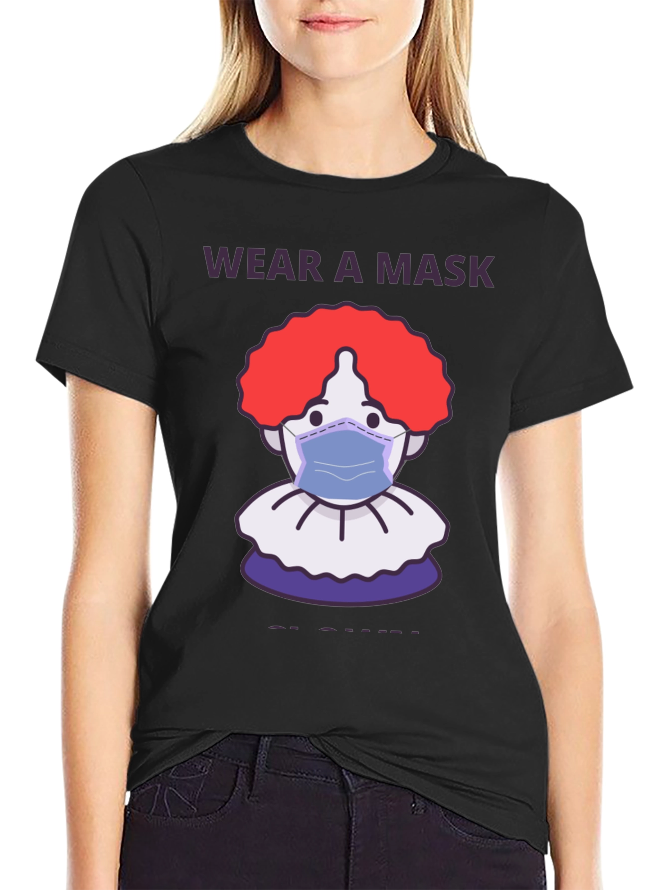 Wear a Mask Clown T-Shirt