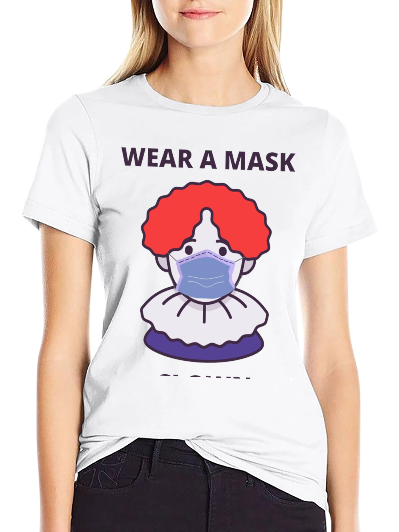 Wear a Mask Clown T-Shirt