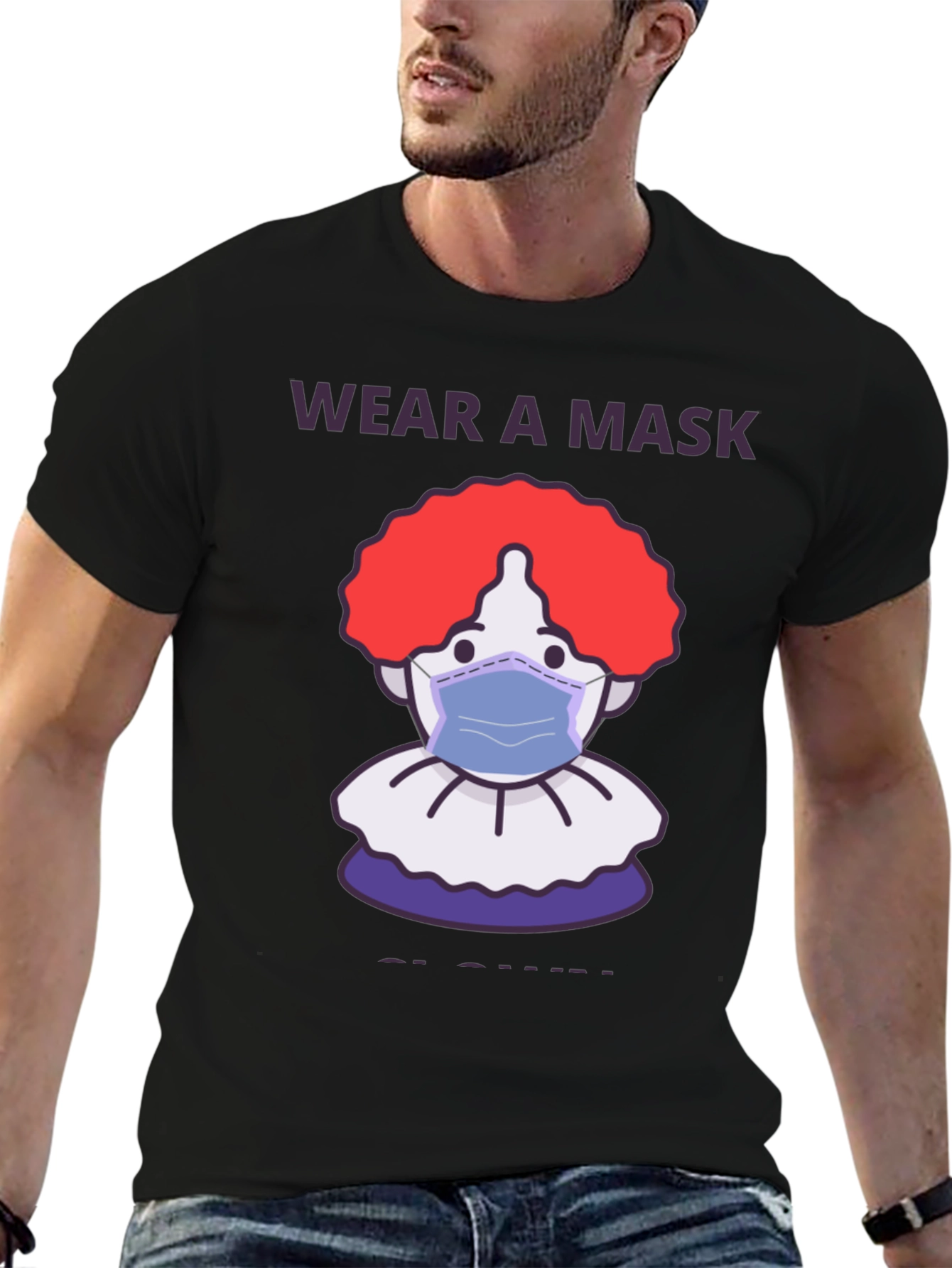 Wear a Mask Clown T-Shirt