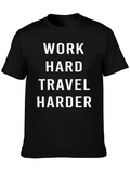 Work Hard Travel Harder Graphic Tee