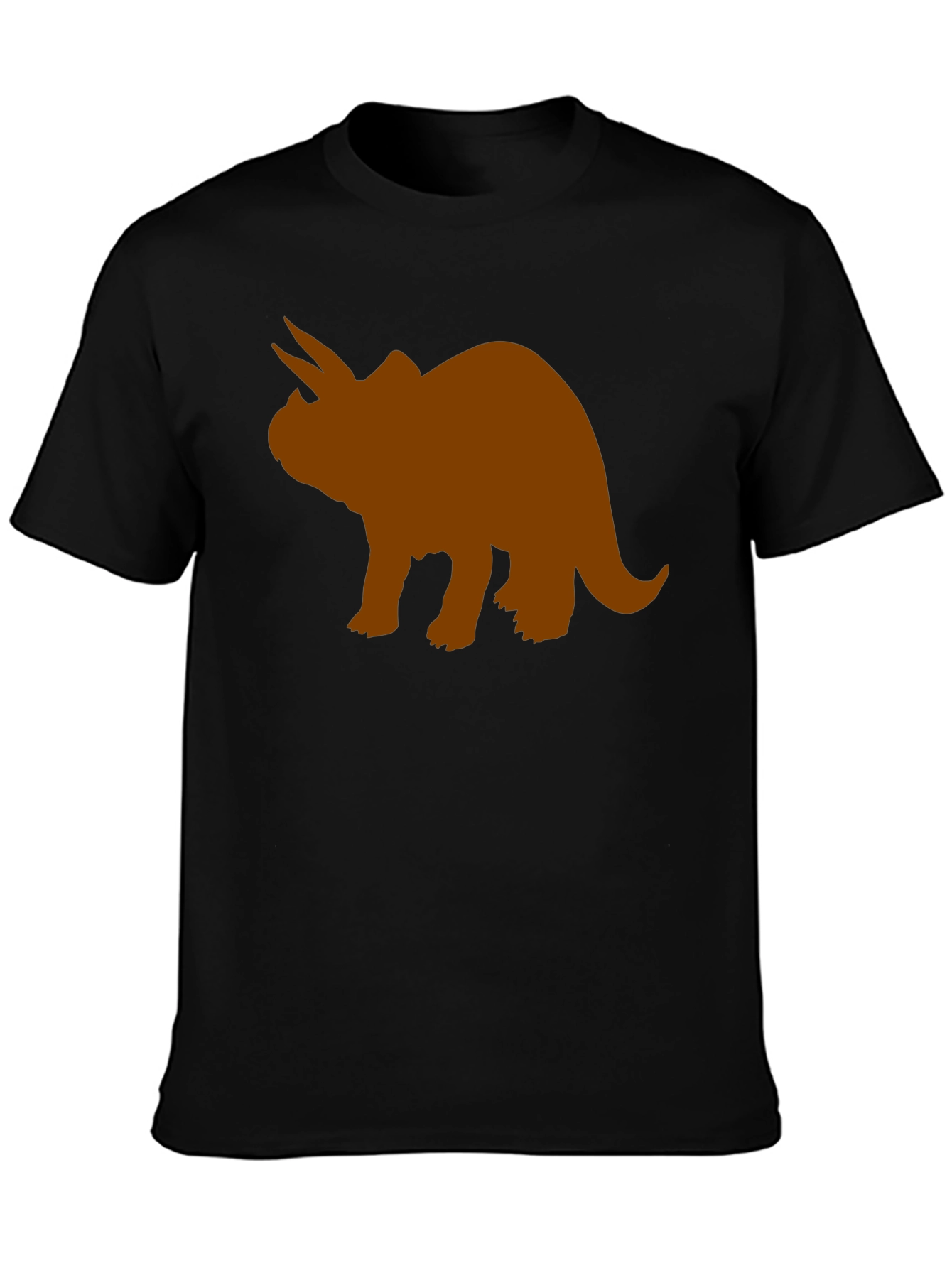 Triceratops Graphic Tee - Black