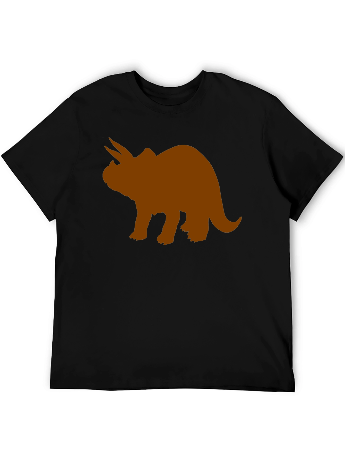 Triceratops Graphic Tee - Black