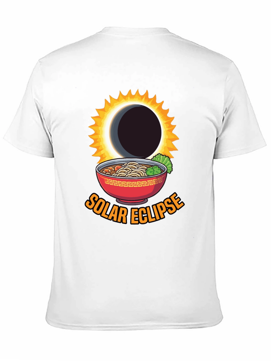 Solar Eclipse Ramen Funny Graphic Tee
