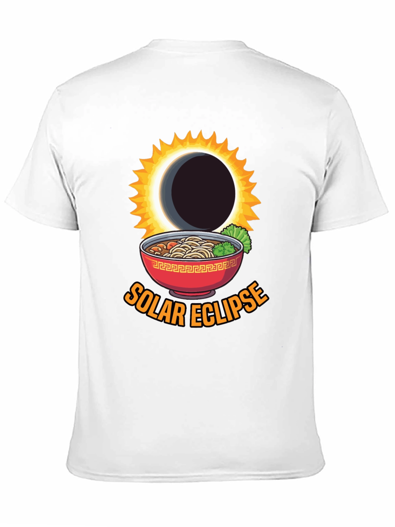 Solar Eclipse Ramen Funny Graphic Tee